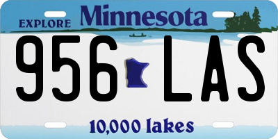 MN license plate 956LAS