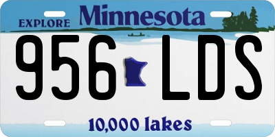 MN license plate 956LDS