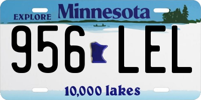 MN license plate 956LEL