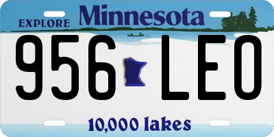 MN license plate 956LEO