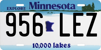 MN license plate 956LEZ