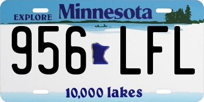 MN license plate 956LFL