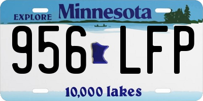 MN license plate 956LFP