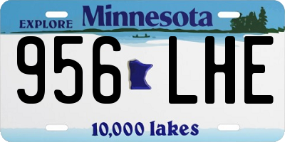 MN license plate 956LHE