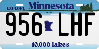 MN license plate 956LHF