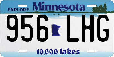 MN license plate 956LHG