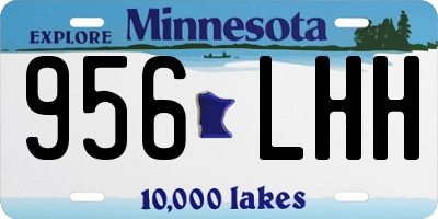 MN license plate 956LHH