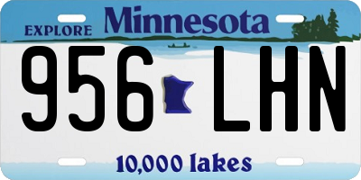 MN license plate 956LHN