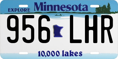 MN license plate 956LHR