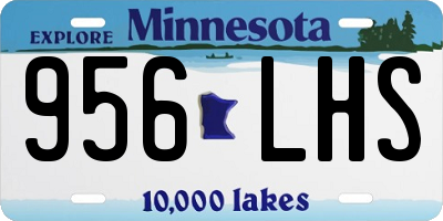 MN license plate 956LHS