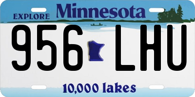 MN license plate 956LHU