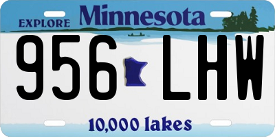 MN license plate 956LHW