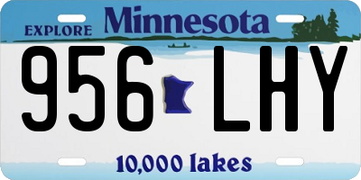 MN license plate 956LHY
