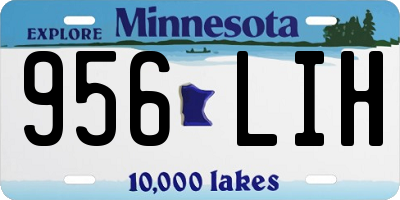 MN license plate 956LIH
