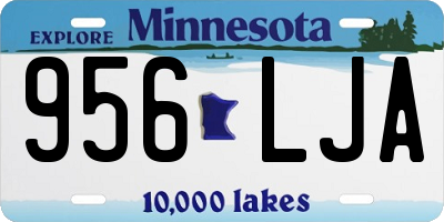 MN license plate 956LJA