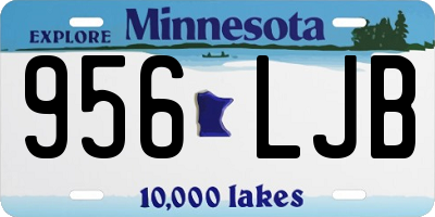 MN license plate 956LJB