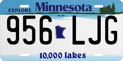MN license plate 956LJG