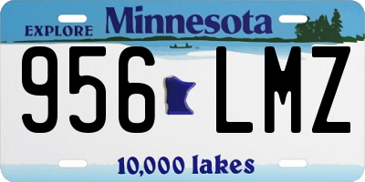 MN license plate 956LMZ