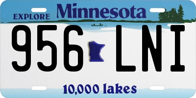 MN license plate 956LNI