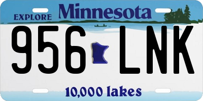MN license plate 956LNK