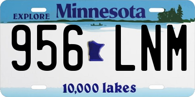 MN license plate 956LNM