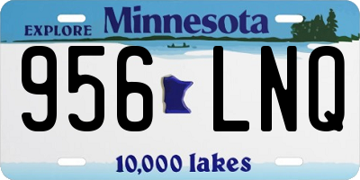 MN license plate 956LNQ