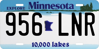 MN license plate 956LNR