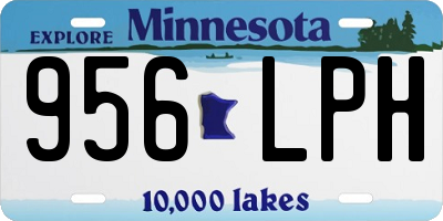 MN license plate 956LPH