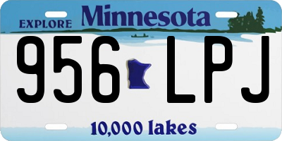 MN license plate 956LPJ