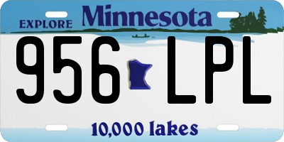 MN license plate 956LPL