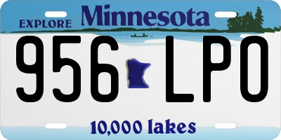MN license plate 956LPO