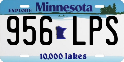 MN license plate 956LPS