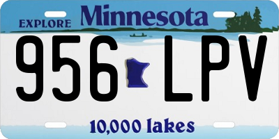 MN license plate 956LPV
