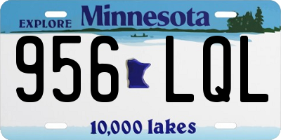 MN license plate 956LQL