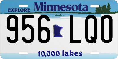MN license plate 956LQO