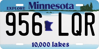 MN license plate 956LQR