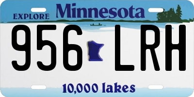 MN license plate 956LRH