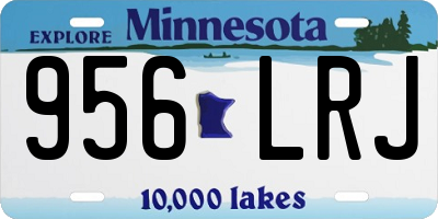MN license plate 956LRJ