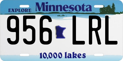 MN license plate 956LRL