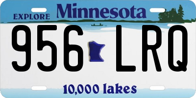 MN license plate 956LRQ