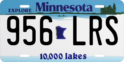MN license plate 956LRS