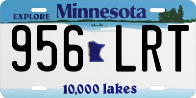 MN license plate 956LRT