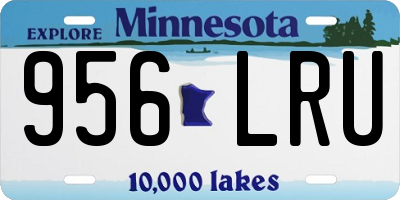 MN license plate 956LRU