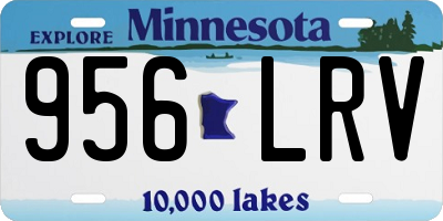 MN license plate 956LRV