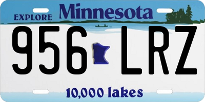 MN license plate 956LRZ