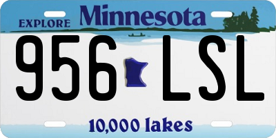 MN license plate 956LSL