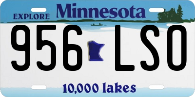 MN license plate 956LSO