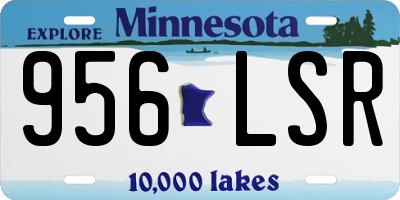 MN license plate 956LSR