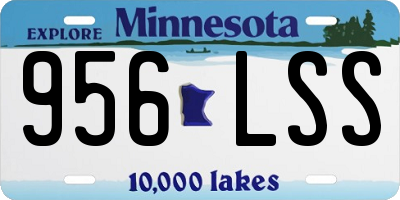 MN license plate 956LSS