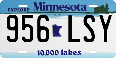 MN license plate 956LSY